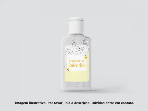 Adesivo Personalizado Frasco Álcool sem Tema