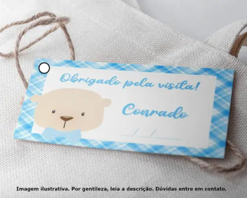 Tag Personalizada Ursinho