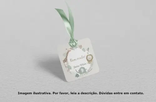 Tag Personalizada Agradecimento Safari