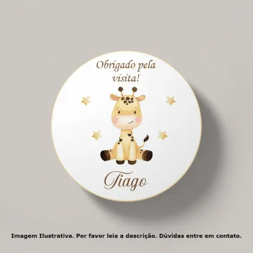 Tag Personalizada Girafinha