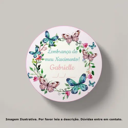 Tag Personalizada Jardim das Borboletas
