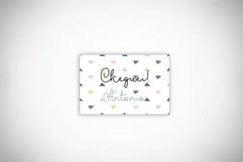 Tag Personalizada Maternidade Escandinavo sem Tema