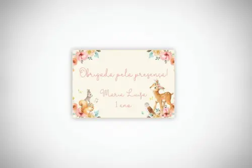 Tag Personalizada Bosque