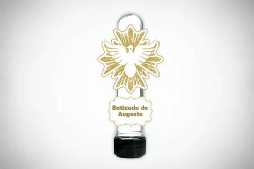 Aplique Personalizado Tubete Batizado Espírito Santo
