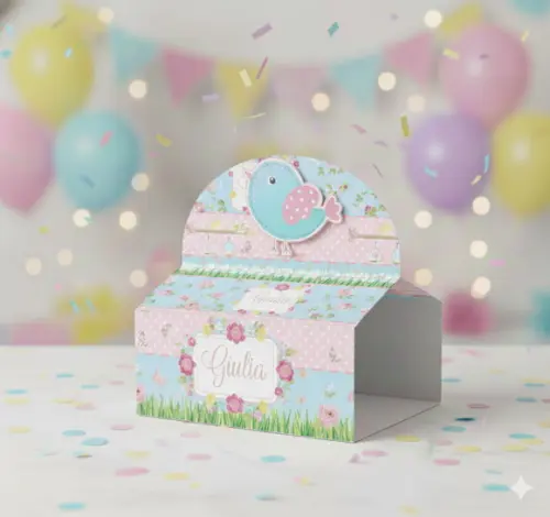 Porta Bis Duplo Personalizado Jardim Encantado