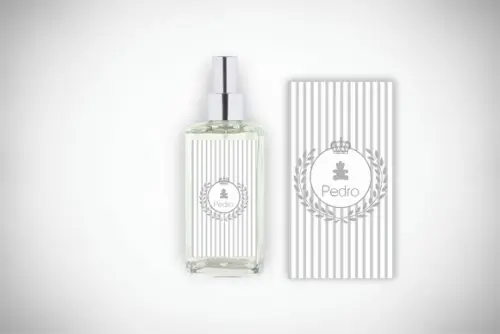 Rótulo Personalizado Frasco Álcool Gel 60ml Ursinho Cinza