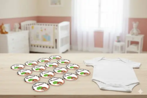 Kit Adesivo Mesversário Personalizado Fazendinha