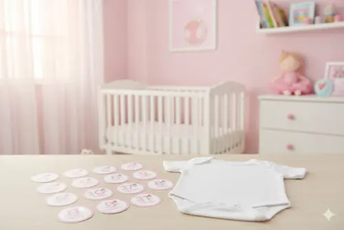 Kit Adesivo Mesversário Personalizado Bailarina