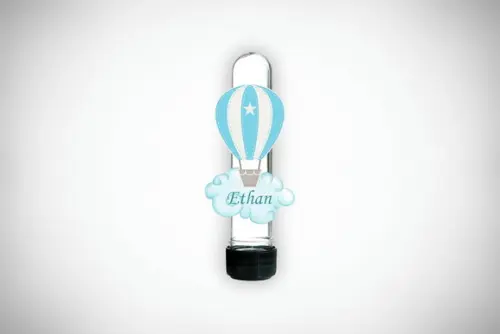 Aplique Personalizado Tubete Balão Azul