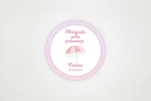 Tag Personalizada Chuva de Amor