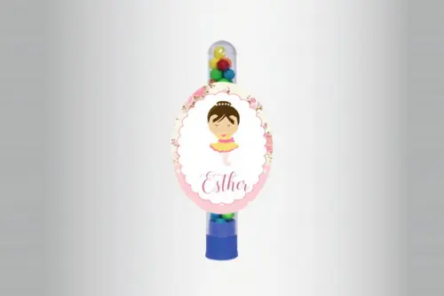 Adesivo Personalizado Tubete Bailarina