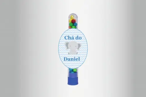 Adesivo Personalizado Tubete Elefantinho