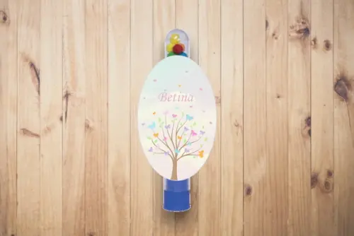 Rótulo Personalizado Tubete Jardim Encantado