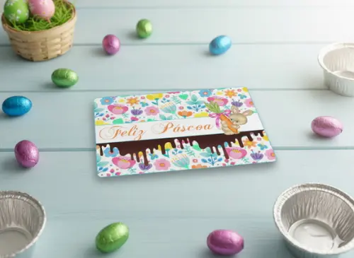 Adesivo Personalizado Marmitinha Páscoa
