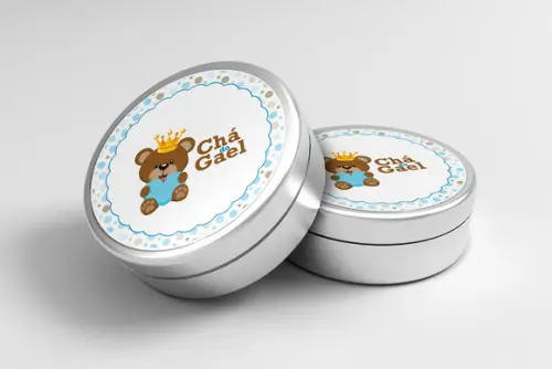 Rótulo Personalizado Latinha Urso Príncipe