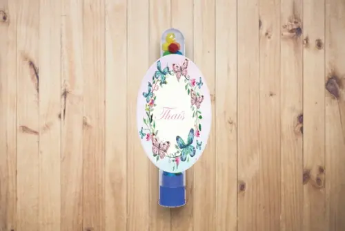 Adesivo Personalizado Tubete Borboletas