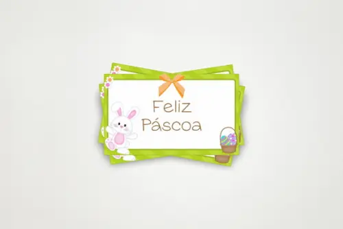 Tag Personalizada Feliz Páscoa