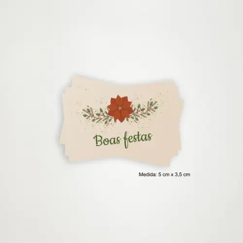 Tag Personalizada Boas Festas