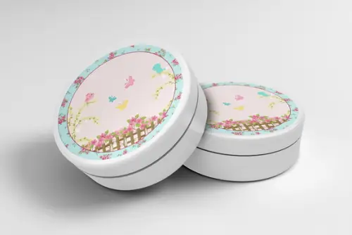 Rótulo Personalizado Latinha Jardim Encantado