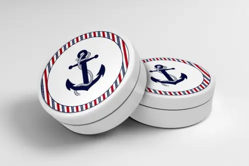 Adesivo Personalizado Latinha Marinheiro