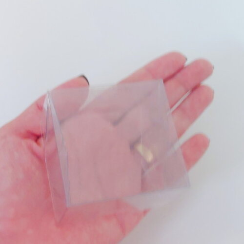 Caixa Acetato para Lembrancinhas 6x6x3,7 - Pacote com 20 Uni