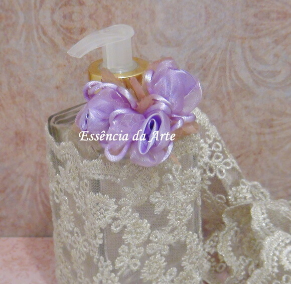 2 Buques em Cetim e Organza - Roxa