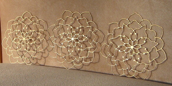 Aplique para Scrap - Recorte Flor Vazada - 6 Unidades.