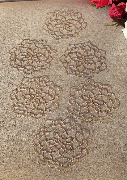 Aplique para Scrap - Recorte Flor Vazada - 6 Unidades.