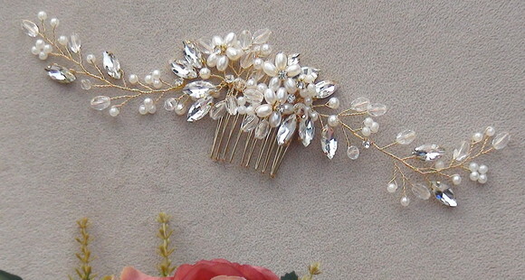 Arranjo para Cabelo de Noivas