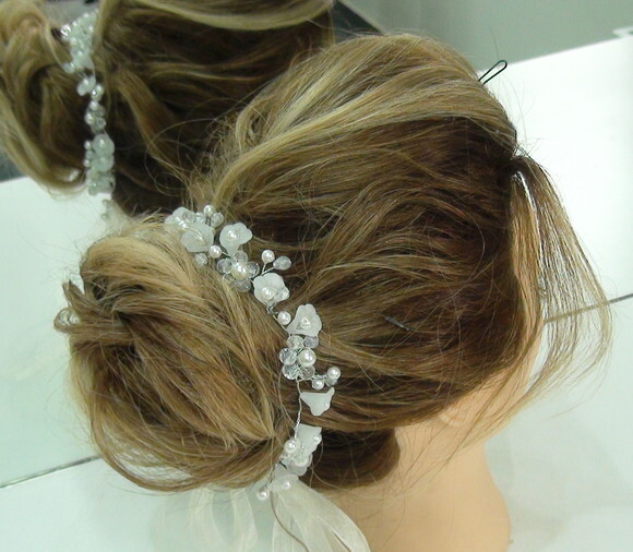 Arranjo para Cabelo de Noivas