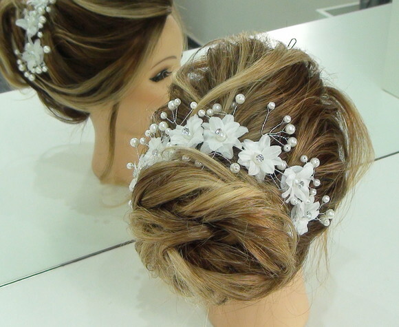 Arranjo para Cabelo de Noivas