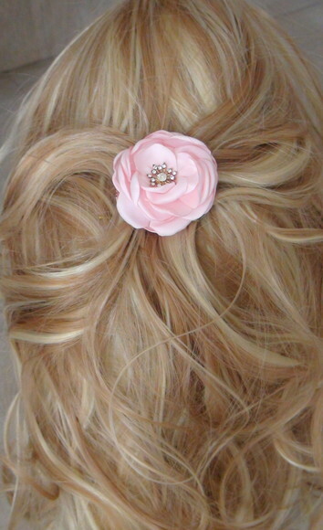 Arranjo para Cabelo de Noivas - 1 Unidade - Rosa