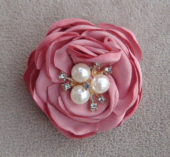 Arranjo para Cabelo de Noivas - 1 Unidade - Rosa Antigo