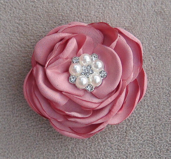 Arranjo para Cabelo de Noivas - 1 Unidade - Rosa Antigo