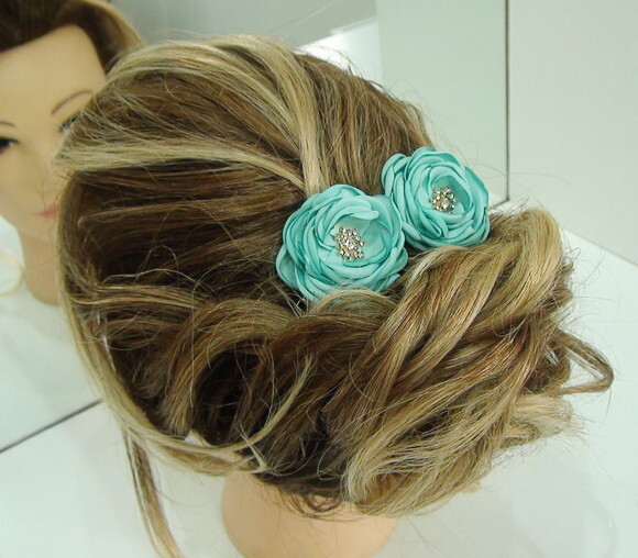 Arranjo Para Cabelo De Noivas - 1 Unidade - Verde