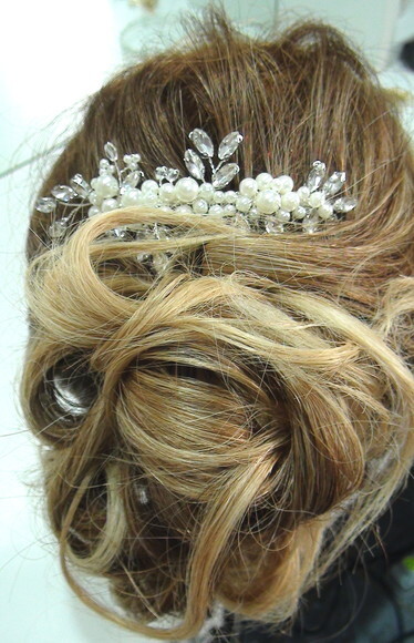 Arranjo para Cabelo Noivas - 1 Unidade.