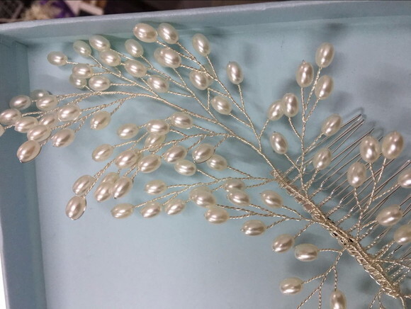 Arranjo para Cabelo Noivas - 1 Unidade.