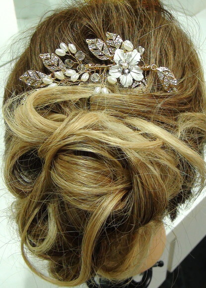 Arranjo para Cabelo Noivas - Pente - 1 Unidade.