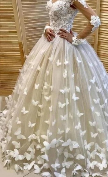 Borboletas em Cetim - 20 un -dupla Camada - Off White