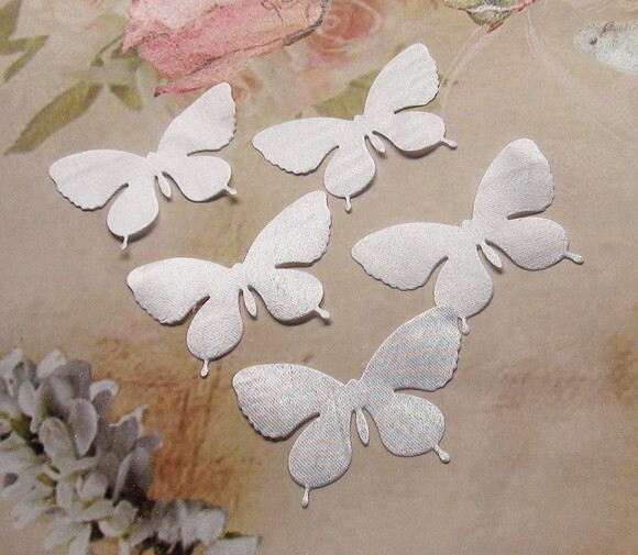 Borboletas em Cetim - 5,0x4,0cm - 25 un