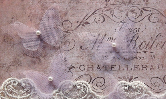 Borboletas em Organza Dupla Camada - 15 un