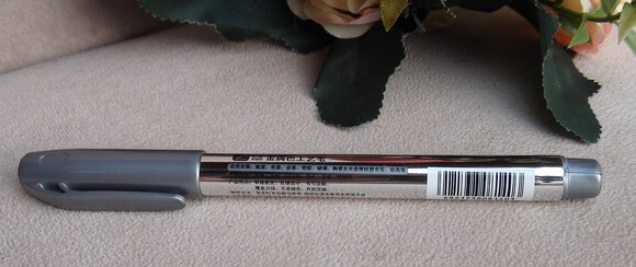 Caneta - Metallic Craftwork Pen - Prata.