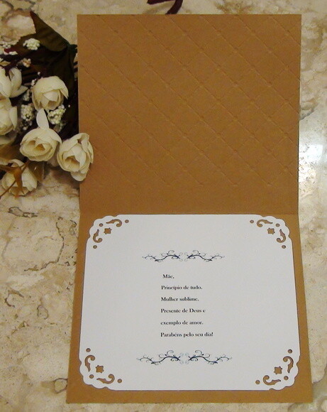 Cartão e Envelope 3d Natal - 01 un
