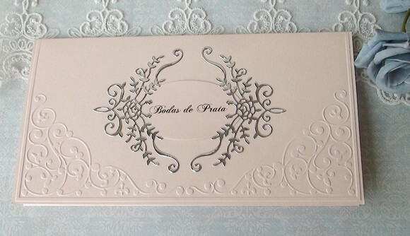 Cartão Envelope Bodas de Prata - 01 un
