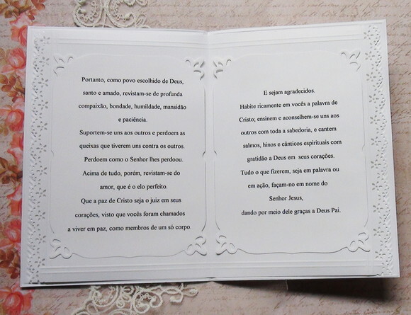 Cartão Renascença Casamento 3d