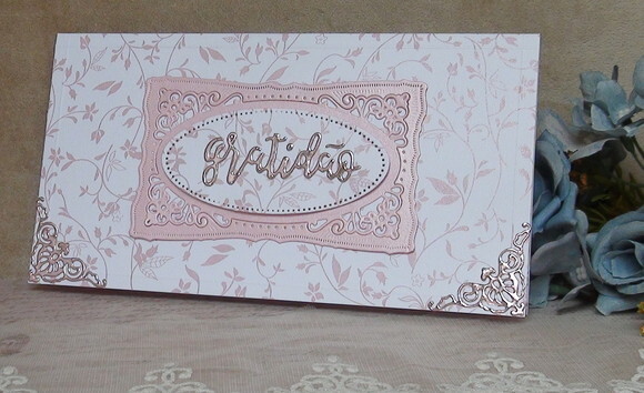 Envelope Casamento Alto Relevo Metalizado - 180g
