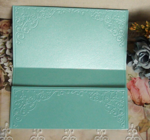 Envelope Casamento Alto Relevo Metalizado - 180g