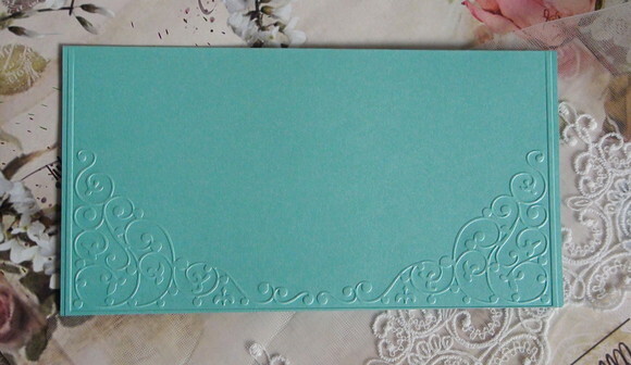 Envelope Casamento Alto Relevo Metalizado - 180g
