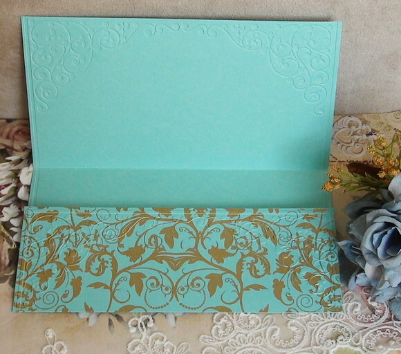 Envelope Casamento Alto Relevo Metalizado - 180g