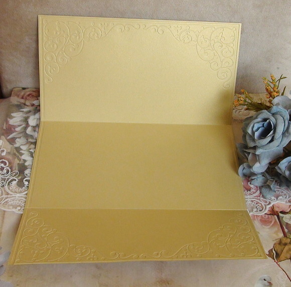 Envelope Casamento Alto Relevo Metalizado - 180g